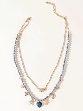 MYRA BAG CELESTE CHARM NECKLACE IN DESERT GOLD